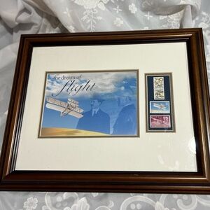 U.S. Postal Service Commemorative Collection Framed First Flight